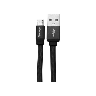 Cable de transferencia de datos Vorago - 1m Micro-USB/USB