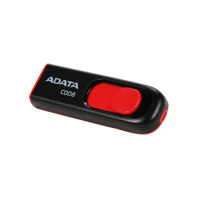 MEMORIA USB ADATA AC008 32GB RETAIL BLACK+RED