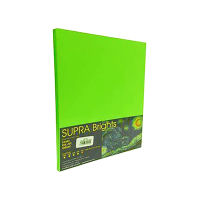 Papel Verde Neon Carta C/100 75 Gr Supra