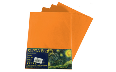 Papel Naranja Neon Carta C/100 75 Gr Supra