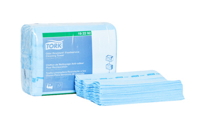 Wiper C/4 Pqts/50 Pzs. Antimicrobial Azul Tork