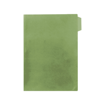 Folder Fc100 Verde Plastico Carta Polidex