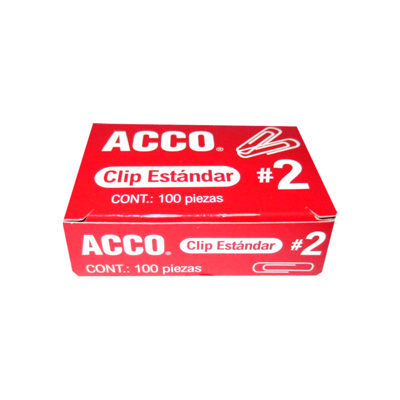 Clip Standard No.2 C/100 Acco