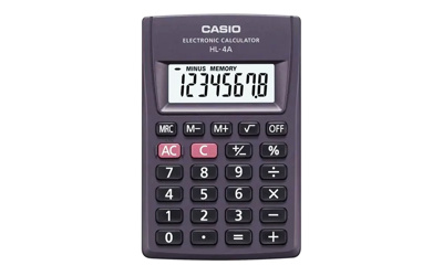 Calculadora Casio 8 Dig. Hl-4 Pila
