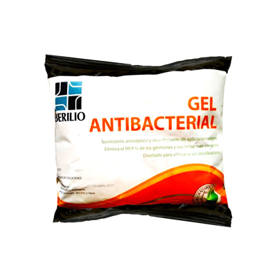 Gel Desinfectante Bactericida Berilio Bolsa C/500 Ml