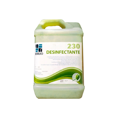 Desinfectante Conc Berilio 230 Sust Cloro Y Roma De 5 Lts