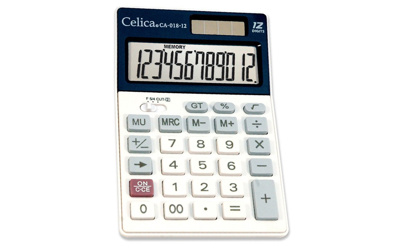 Calculadora Celica 12 Dig. Ca01812 Semiescritorio Dual