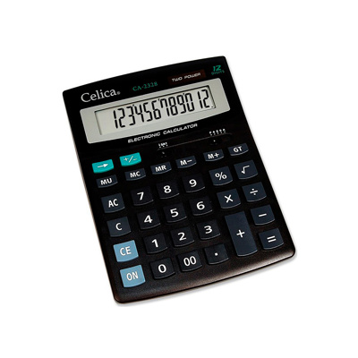 Calculadora Celica 12 Dig. Ca2328 Escritorio Dual