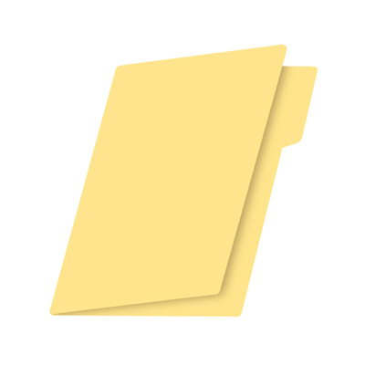 Folder Carta Amarillo Pastel C/25