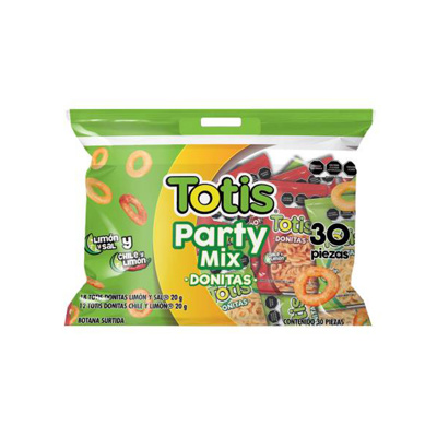 Totis Party Mix Bolsa C/30 Pzas