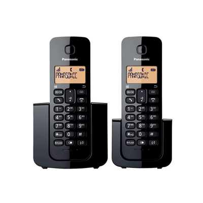 Telefono Panasonic KX-TGB112MEB Negro c/2pzas