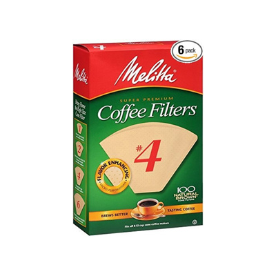Filtro Para Cafe Melita No. 4 Caja C/40 Pzas.